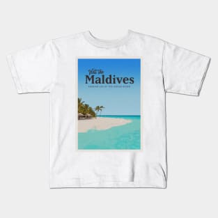 Visit Maldives Kids T-Shirt